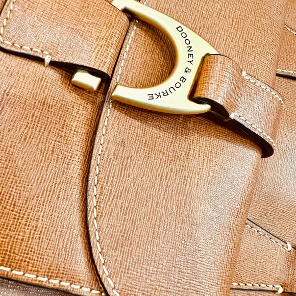 Dooney & Bourke Saffiano leather Naomi Satchel in...